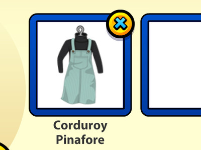 Webkinz Classic Clothing Clothes Corduroy Pinafore VIRTUAL Item [PLEASE READ]