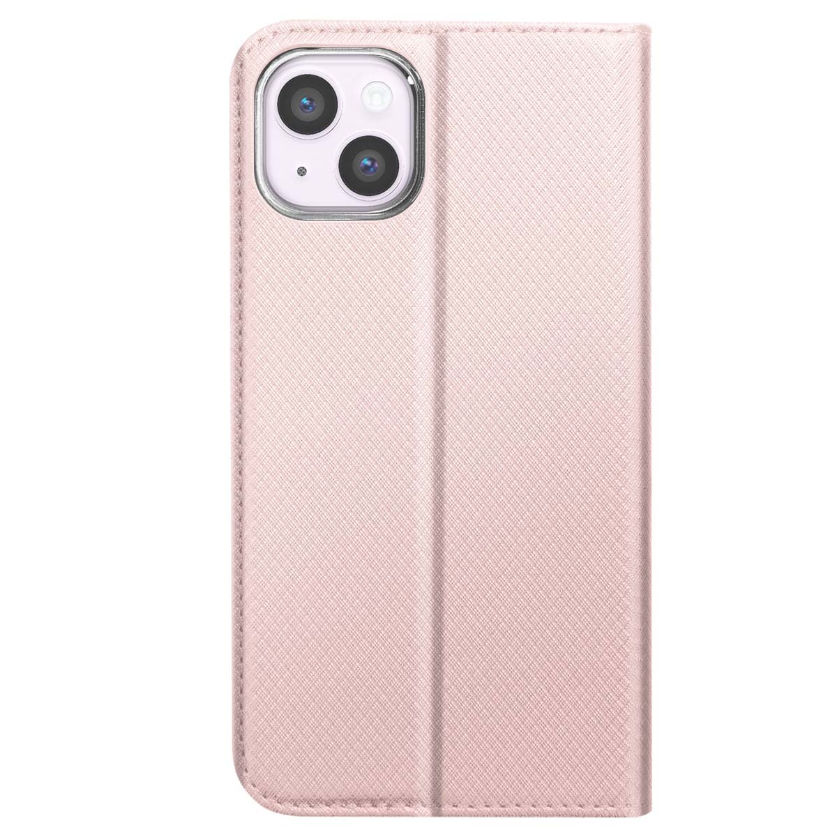 Étui iPhone 14 Jaym rose champagne avec support et trappe magnétique - 4
