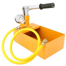 25KG Pressure Test Pump Aluminum 2.5MPa Water Pressure Tester Manual Hydraulic