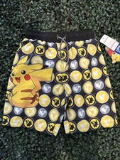 Pok mon Pikachu Bathing Suit Youth 5/6 Brand New With Tags