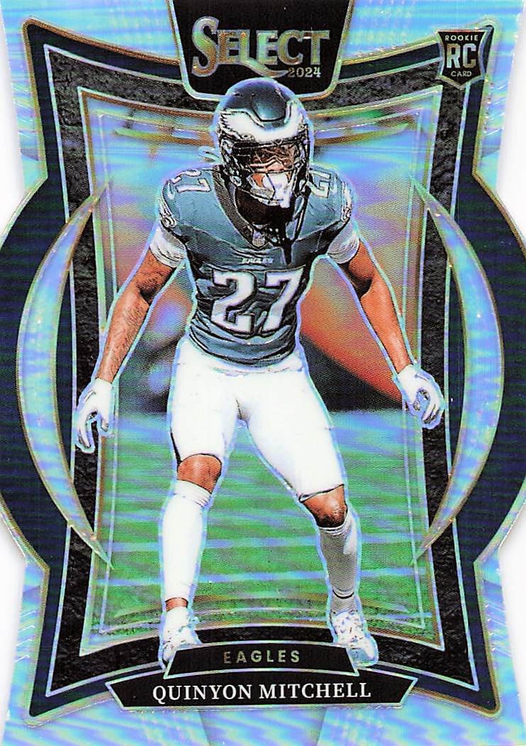 2024 Panini Select #55 Quinyon Mitchell Silver Prizm Die Cut