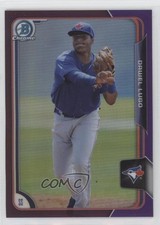 2015 Bowman Chrome Prospects Purple Refractor 221/250 Dawel Lugo #BCP184 19yv