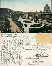 Postcard Montreal Dominion Square 1913