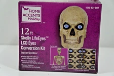 12 ft Skeleton LCD Eyes Conversion Kit Home Accents Skelly LifeEyes Home Depot