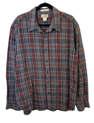 LL Bean Shirt Mens XLarge Traditional Fit Multicolor Plaid Flannel Long Sleeve