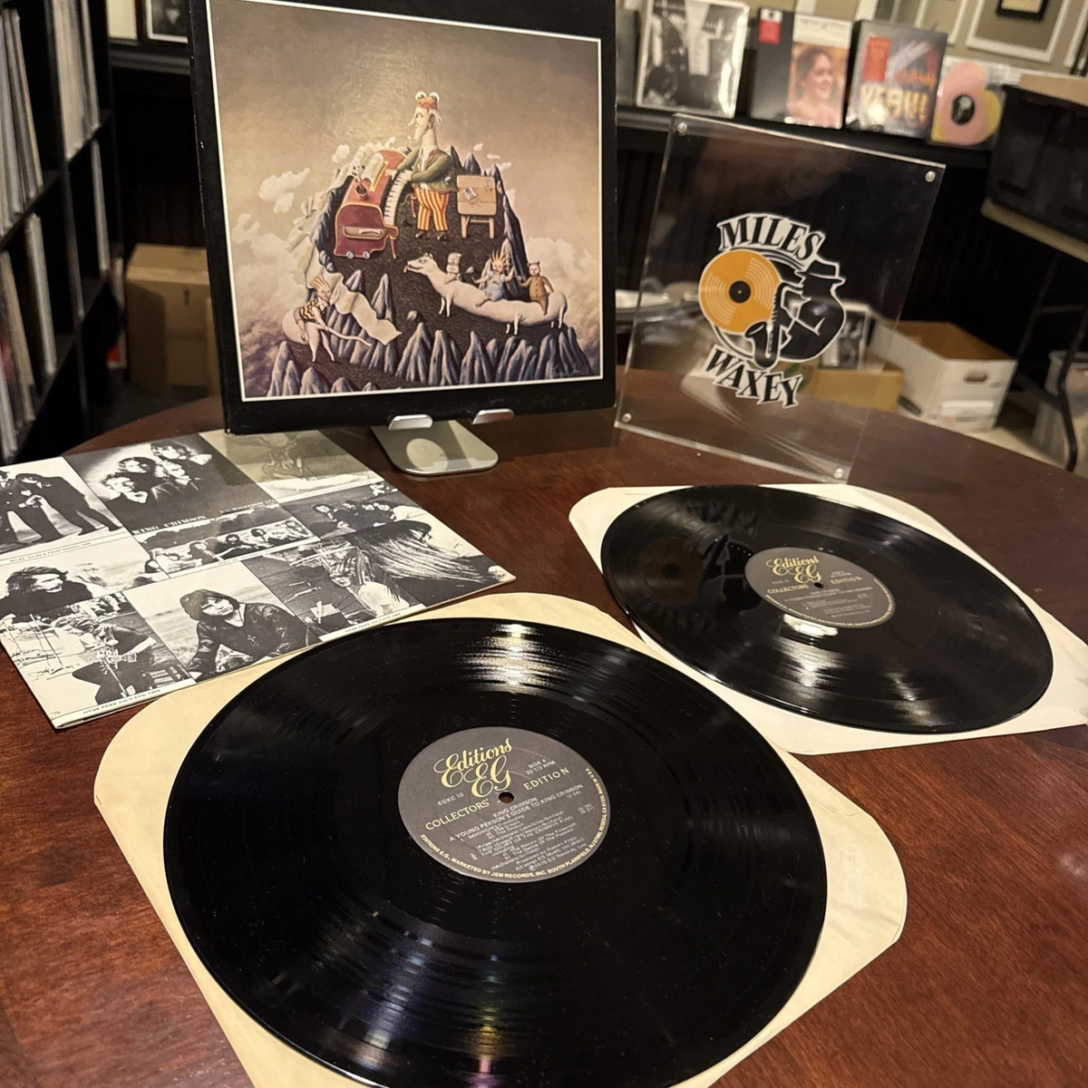 King Crimson Double LP 33 RPM Speed Vinyl Records for sale | eBay