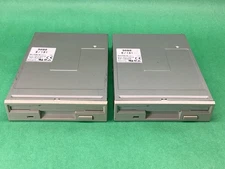 x2 Sony MPF920-E 3.5” Internal Beige Desktop Floppy Drive - UNTESTED - LOT OF 2