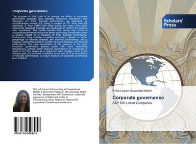 Erika López-Quesada Martín | Corporate governance | Taschenbuch | Englisch
