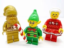 LEGO BAM 2025 Q4 Christmas Minifigures Set of 3 – Brand New
