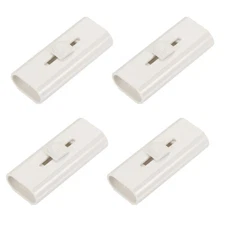 4pcs Golf Club Brush Double Sided Portable Retractable Dust Groove Cleaner White