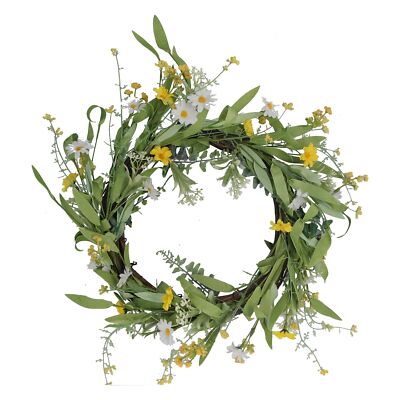 Gisela Graham Gänseblümchen Osterkranz bunt und dekorativ Frühling Wohnaccessoire