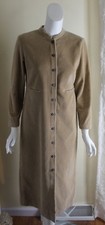 Orvis -sz P/s Petite Small Long Corduroy French Chic Funky Duster Dress