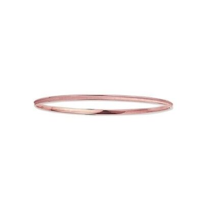 14k Rotgold 8'' Slip-On Stapelbar Strukturiert Armreif Armbänder 2,2 Gramm 2,5 mm
