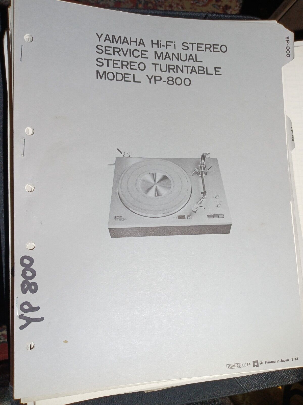 Yamaha Yp-800 Direct Drive Turntable YP800 for sale online | eBay