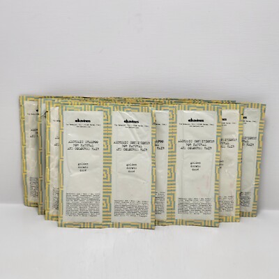 Davines Alchemic Golden Shampoo & Conditioner 0.34 oz x 14 | Sachet Travel Kit