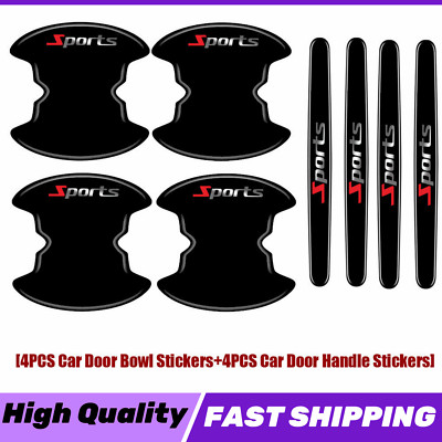 8 stücke Auto Türgriff Schüssel Aufkleber Protector Anti Scratch Cover Zubehör