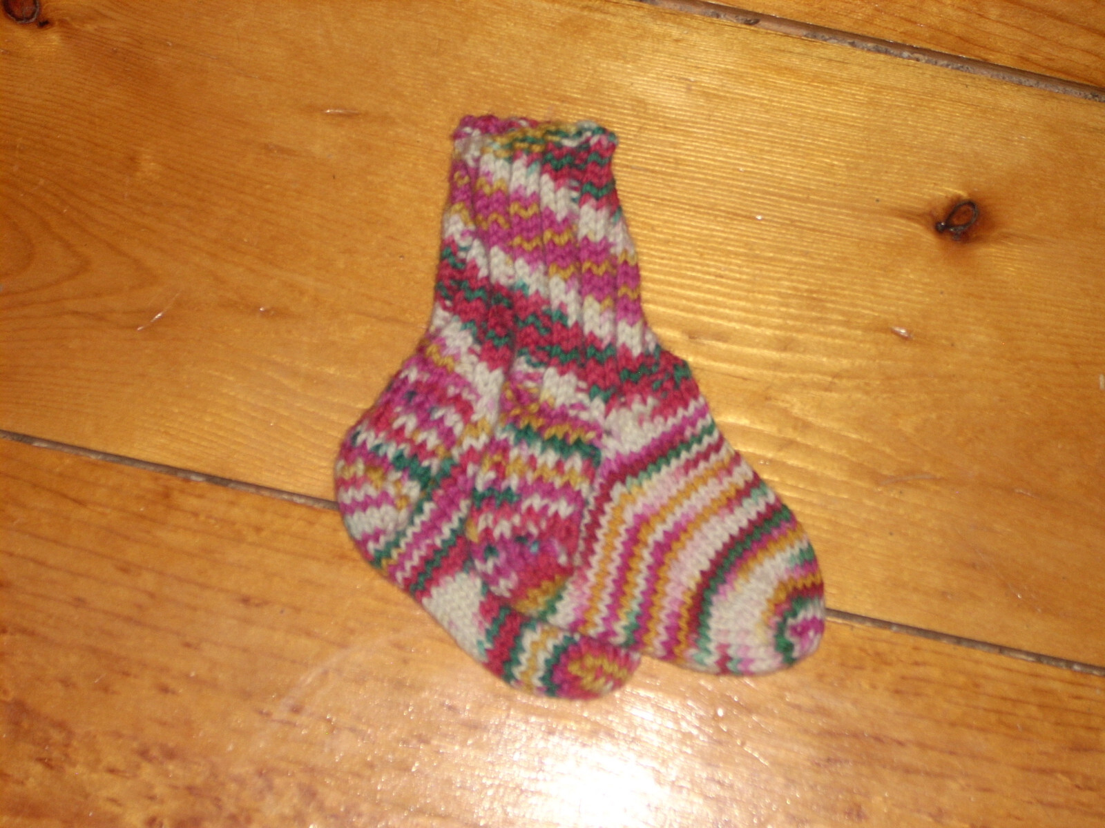 SAOLA Da 3 a 6 mos. Calzini bambino in lana merino lavorati a mano