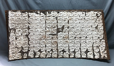 Buy 100 Sq Feet Salvaged Antique VTG Shabby Tin Metal Ceiling Decorative Old 27-23B