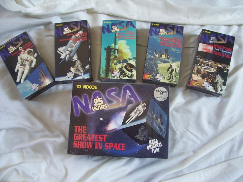 NASA 25 Years: The Greatest Show in Space VHS 1997 Box Set 10 tapes