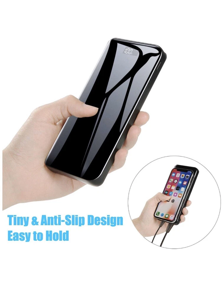 24000mAh Power Bank with LED Light and SOS Signal – Portable Charger 24000mAh Power Bank with LED Light and SOS Signal – Portable Charger