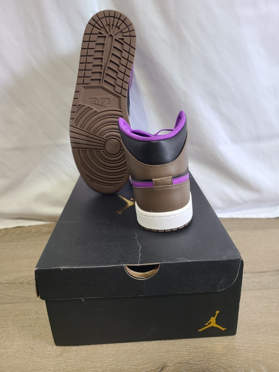 Nike Air Jordan 1 I Mid Purple Mocha Palomino DQ8426 215 Men XI Sz