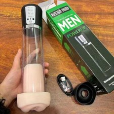 Vacuum Electric Penis Pump Rechargeable Penis Enlarger Growth Power Up BIGGER