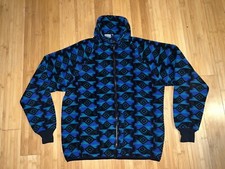 Vtg 90s Ml Williams Purple/blue Aztec Fleece Hiking Ski Jacket Coat Small Oregon