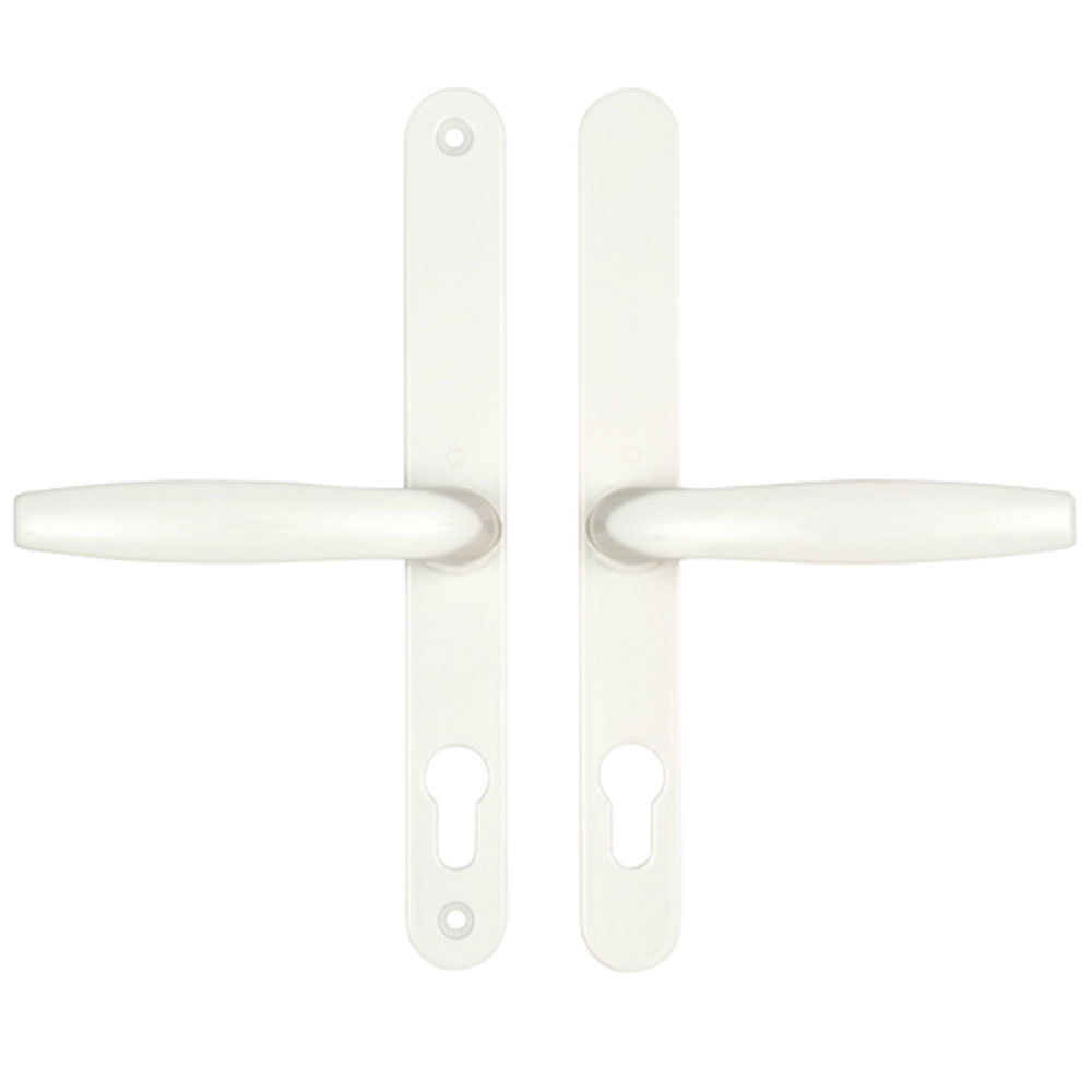 Fullex UPVC Lever Handles 68PZ 215mm White (SL97LLW)