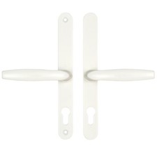 Image of Fullex UPVC Lever Handles 68PZ 215mm White (SL97LLW)