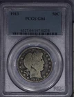 1913 Barber Half Dollar 50c PCGS G04 G4