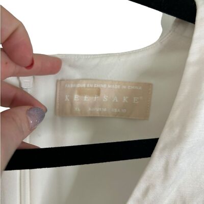 Keepsake Women's Ivory Magnetic Mini Dress Linen Blend FIT & Flare Size 10 | eBay Keepsake Women's Ivory Magnetic Mini Dress Linen Blend FIT & Flare Size 10 | eBay