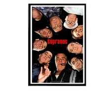The Sopranos TV Show Poster Classic Gangster Pop Culture Film Wall Art 12x18