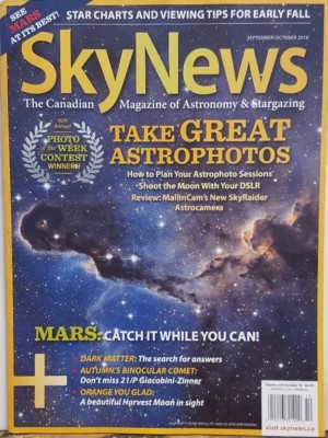 Sky News Sept Oct 2018 Take Great Astrophotos See Mars FREE SHIPPING CB