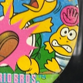 Mario Kick!! Menko Super Mario Bros Famicom Card Nintendo 1985 NES Japanese