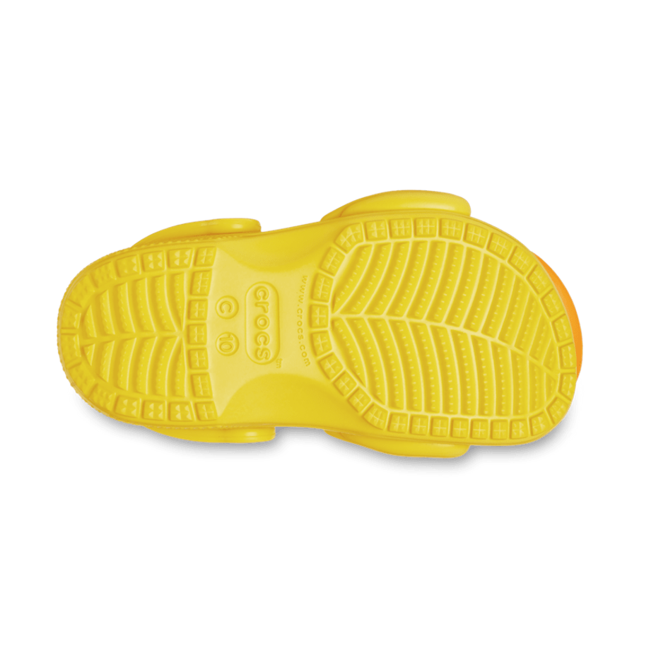 NEW CROCS TODDLERS CLASSIC I AM RUBBER DUCKY CLOG 210017 SUNFLOWER