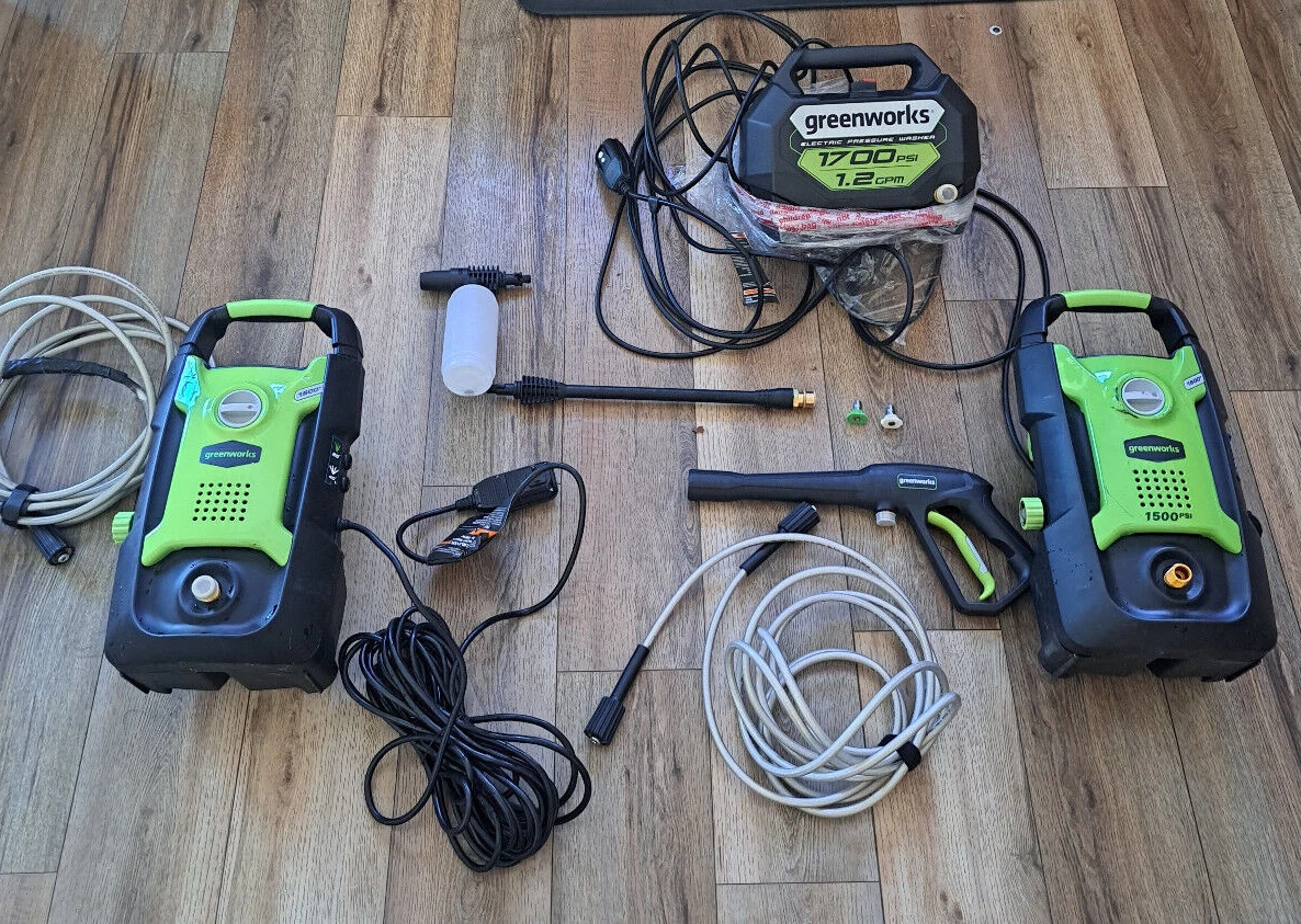 Green Works Pressure Washer Parts GPW1704 GPW1602 GPW1501