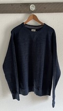 Champion Men  s Crew Neck French Terry Sweatshirt Navy Large Long Sleeve