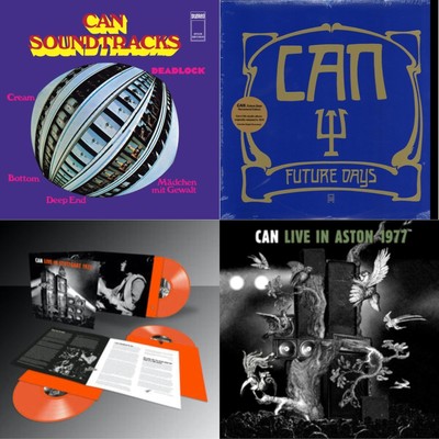 Can - Soundtracks (Limited/Clear Purple LP Vinyl) & Future Days & Live Stuttgart