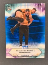 2021 WWE Base #29 The Usos def. The Miz & John Morrison Blue /10