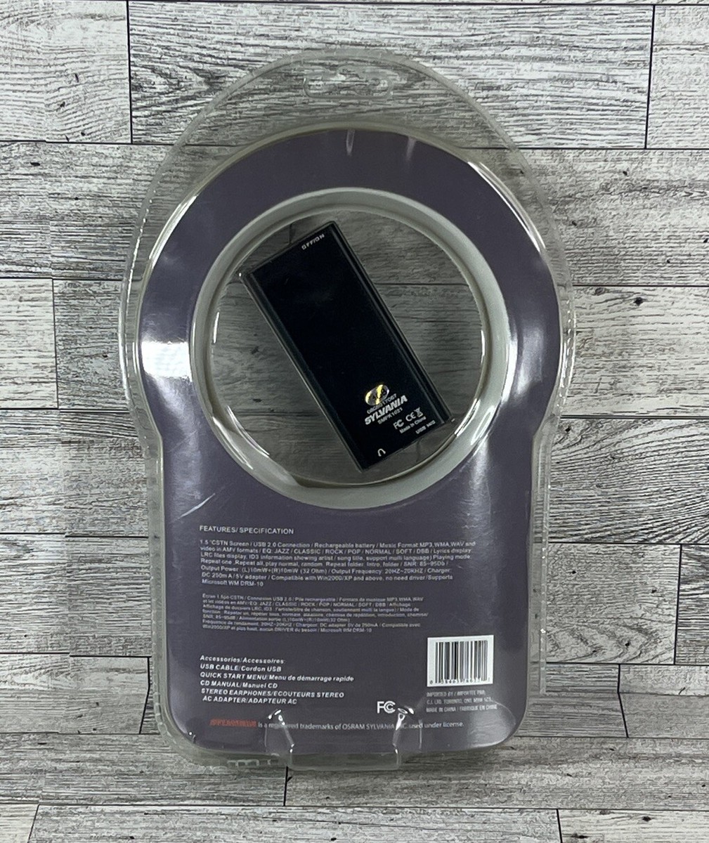 クラシックCD Sylvania Video MP3 Player 1 GB 1.5” LCD Color Screen Model