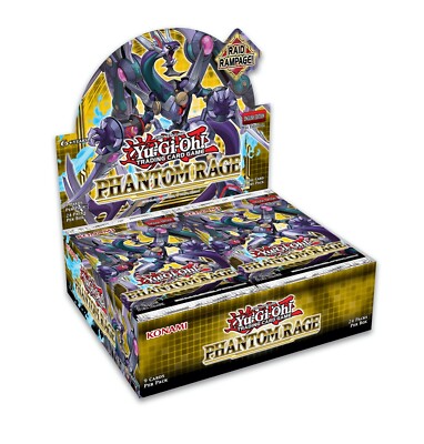 Yu Gi Oh! Phantom Rage Booster Box Display - EN 1st Edition 24 Booster - NEU OVP