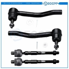 4PC Front Left Right Inner Outer Tie Rod For 2007-2012 Nissan Altima EV800356