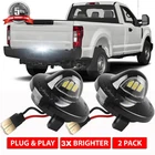 2x LED License Plate Light Lamp Assembly Replacement For 1983-2011 Ford Ranger