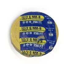 ENCORE 12/2 Indoor Copper Building Wire NM-B w/ Ground Wire 250' Foot Roll