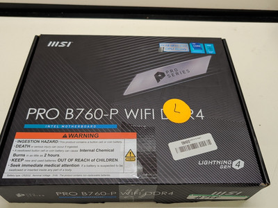MSI PRO B760-P WiFi DDR4 Pro Series Motherboard UNTESTED PARTS/REPAIRS