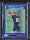 2024 Panini Donruss Optic Blue Hyper #229 Drake Maye RC Rookie