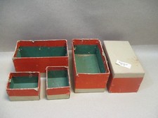 Vtg 1928 Gilbert Erector White Truck Set 7-1/2 Original Parts 6 Cardboard Boxes