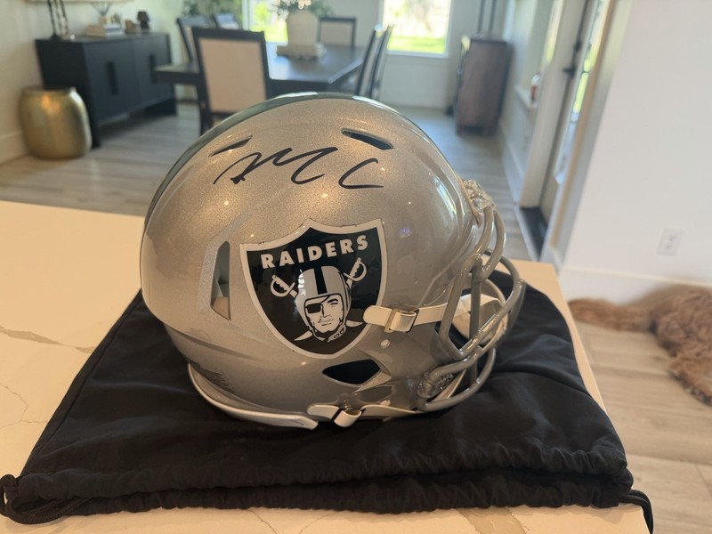 Maxx Crosby LV Raiders Speed Full Authentic Signed Football Helmet