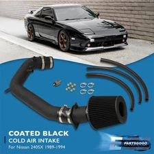 For 91-94 Nissan 240SX S13 KA24 Silvia JDM Cold Air Intake System Piping Kit BK