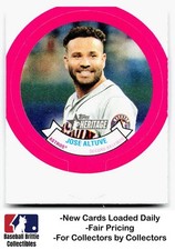 2022 Topps Heritage #18 Jose Altuve 1973 Topps Candy Lids Houston Astros